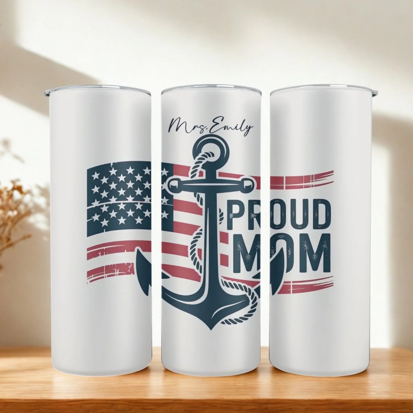 Personalized 20oz skinny tumbler – Personalized | hero view | custom name available, dishwasher safe, double-wall stainl