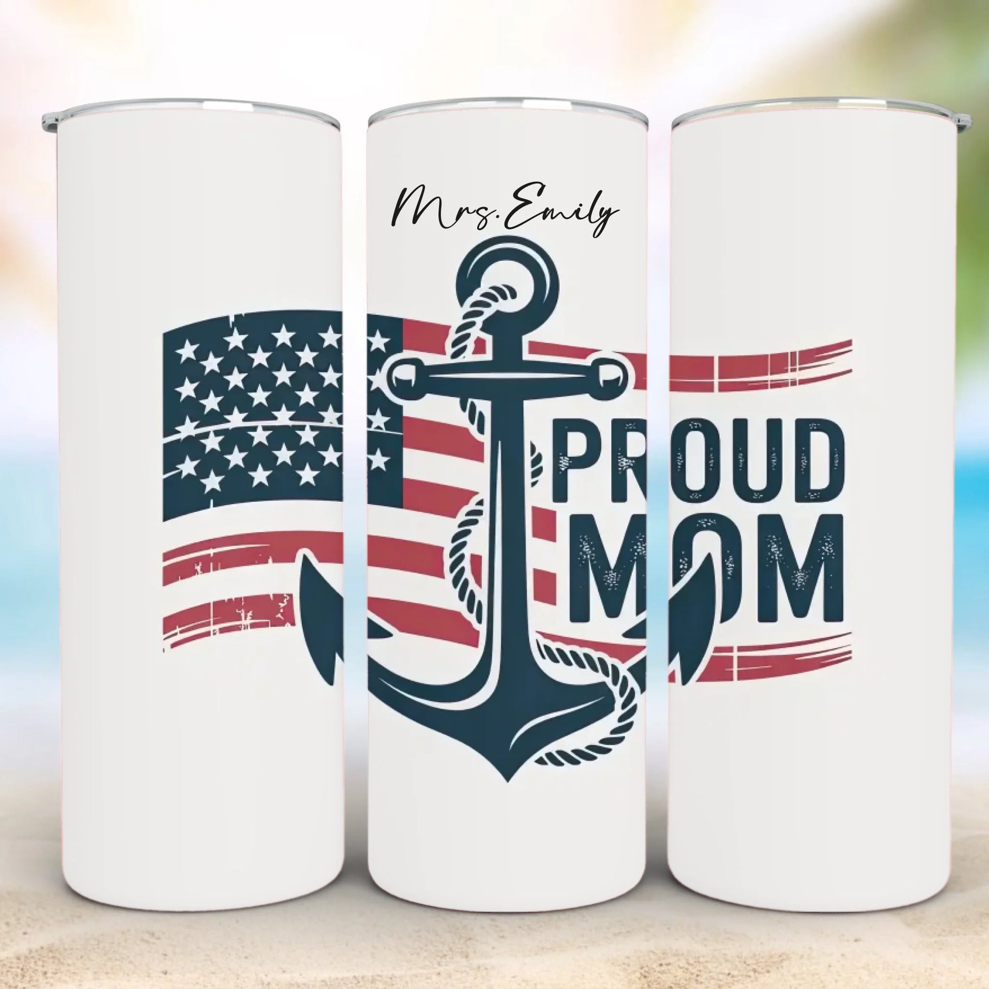 Personalized 20oz skinny tumbler – Personalized | personalization example | custom name available, dishwasher safe, doub