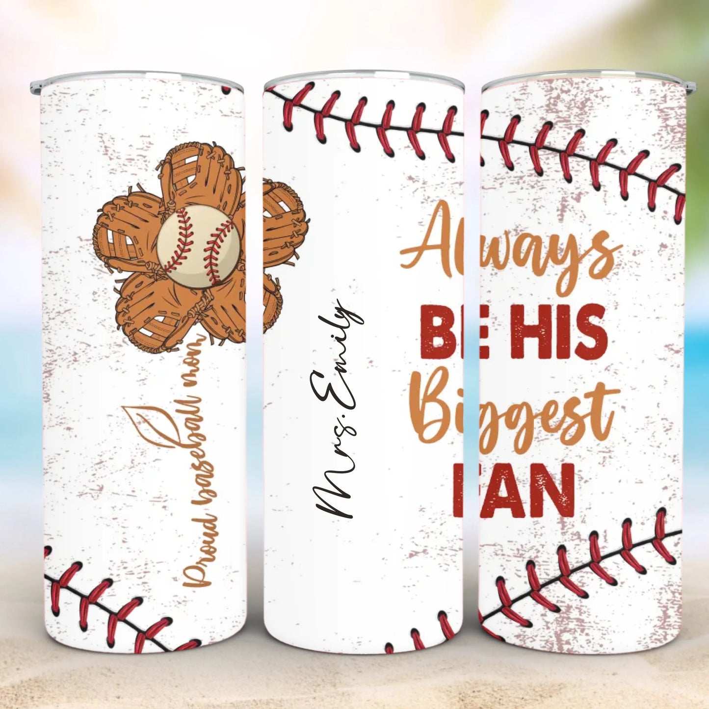 Personalized 20oz skinny tumbler – Personalized | detail view | custom name available, dishwasher safe, double-wall stai