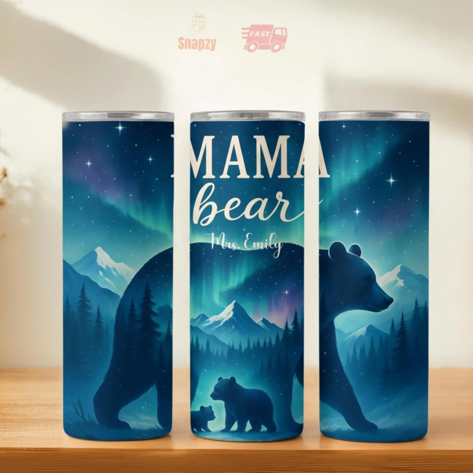 Personalized 20oz skinny tumbler – Personalized | hero view | custom name available, dishwasher safe, double-wall stainl