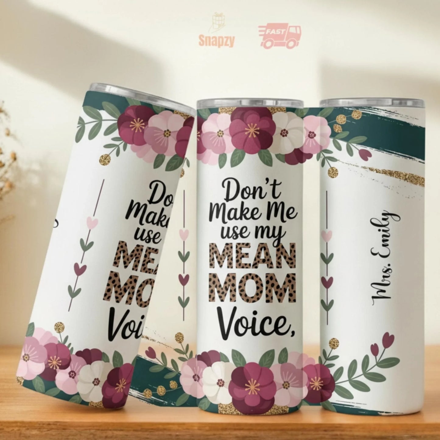 Personalized 20oz skinny tumbler – Personalized | personalization example | custom name available, dishwasher safe, doub