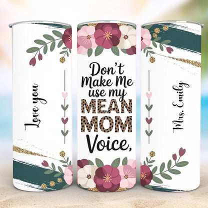 Personalized 20oz skinny tumbler – Personalized | detail view | custom name available, dishwasher safe, double-wall stai