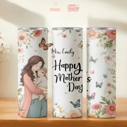 Personalized 20oz skinny tumbler – Personalized | hero view | custom name available, dishwasher safe, double-wall stainl