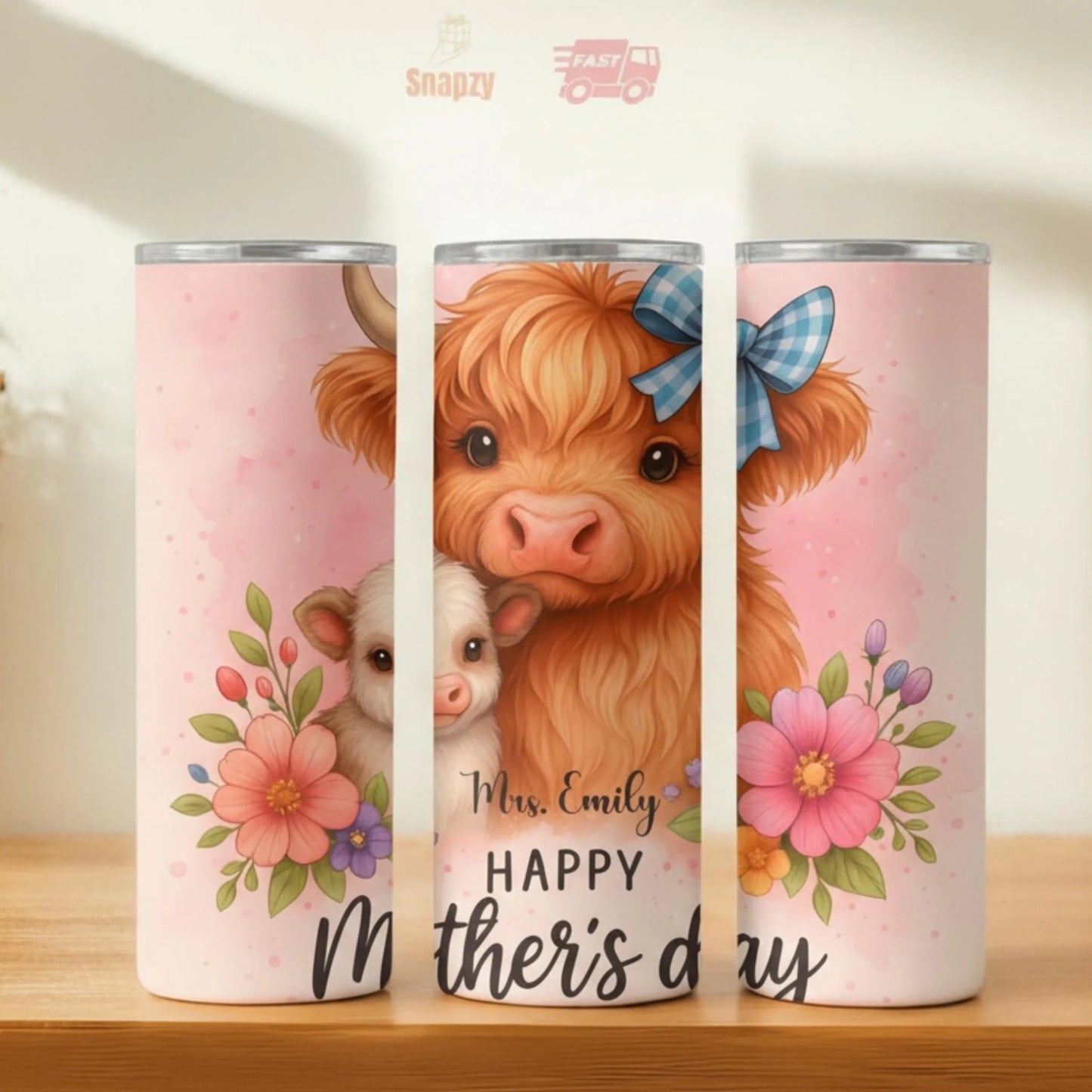 Personalized 20oz skinny tumbler – Personalized | hero view | custom name available, dishwasher safe, double-wall stainl