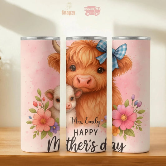 Personalized 20oz skinny tumbler – Personalized | hero view | custom name available, dishwasher safe, double-wall stainl