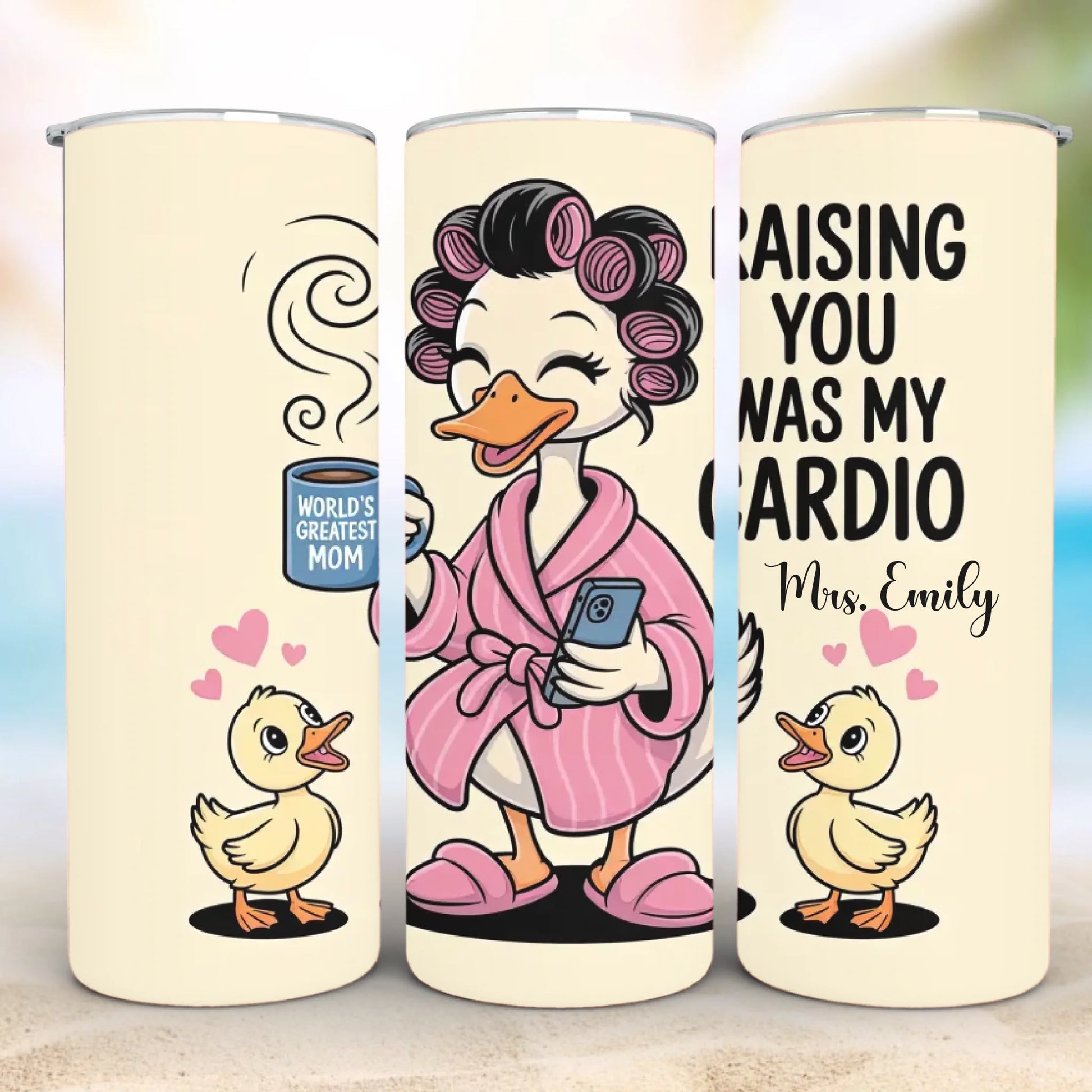 Personalized 20oz skinny tumbler – Personalized | detail view | custom name available, dishwasher safe, double-wall stai