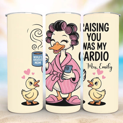 Personalized 20oz skinny tumbler – Personalized | detail view | custom name available, dishwasher safe, double-wall stai