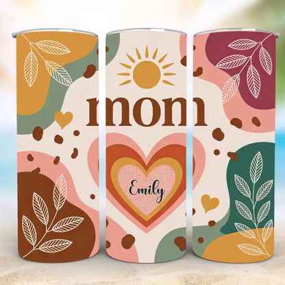 Personalized 20oz skinny tumbler – Personalized | detail view | custom name available, dishwasher safe, double-wall stai