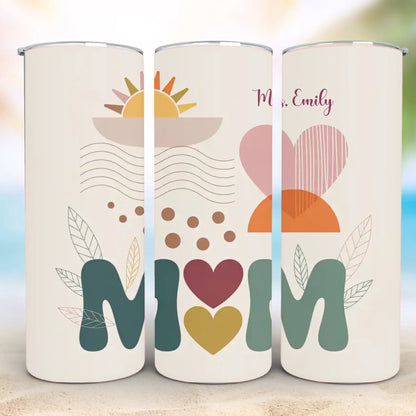 Personalized 20oz skinny tumbler – Personalized | detail view | custom name available, dishwasher safe, double-wall stai