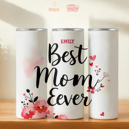 Personalized 20oz skinny tumbler – Personalized | hero view | custom name available, dishwasher safe, double-wall stainl