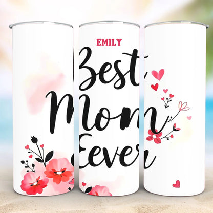 Personalized 20oz skinny tumbler – Personalized | detail view | custom name available, dishwasher safe, double-wall stai