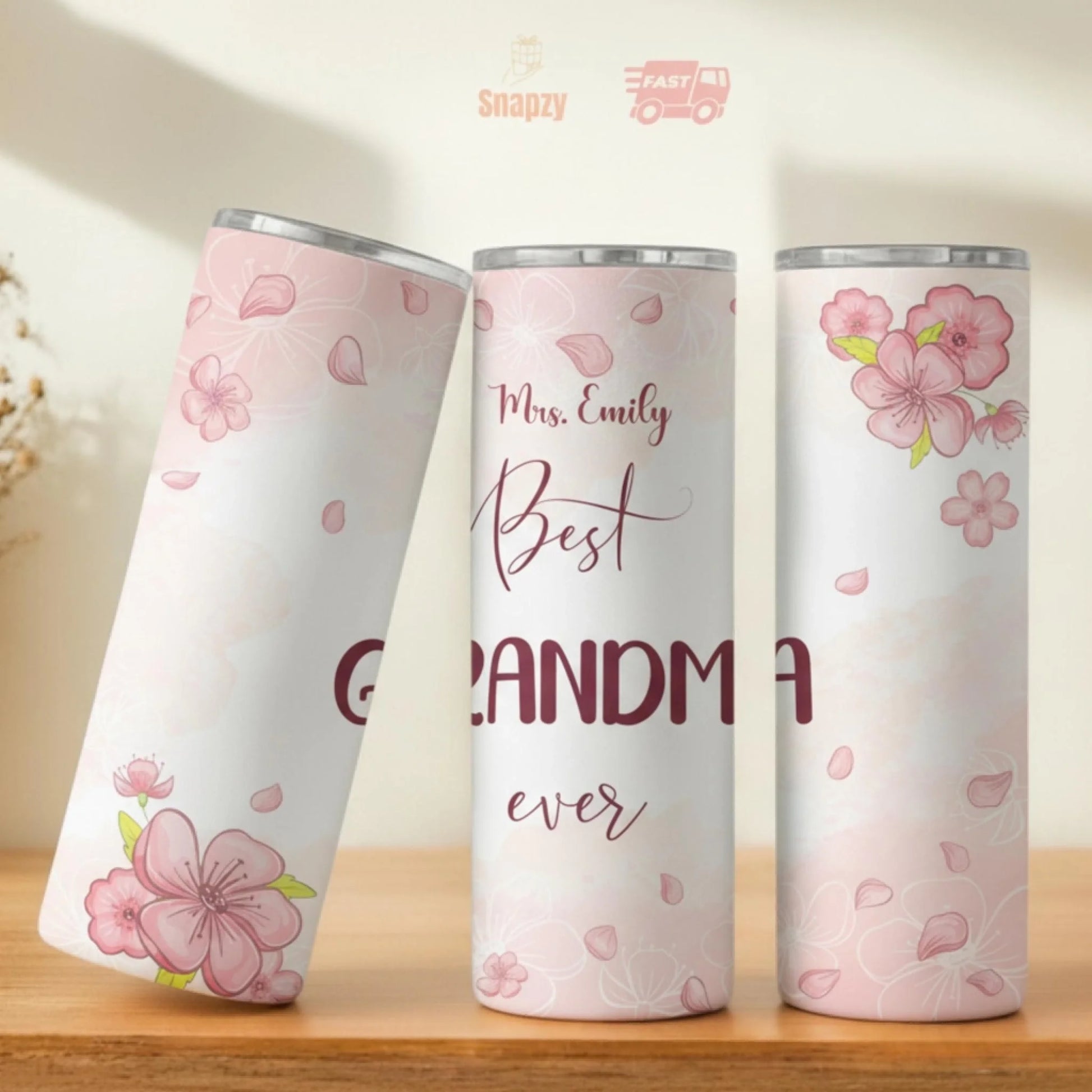 Personalized 20oz skinny tumbler – Personalized | personalization example | custom name available, dishwasher safe, doub