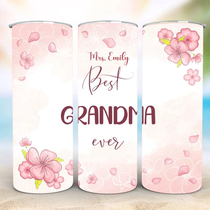 Personalized 20oz skinny tumbler – Personalized | detail view | custom name available, dishwasher safe, double-wall stai