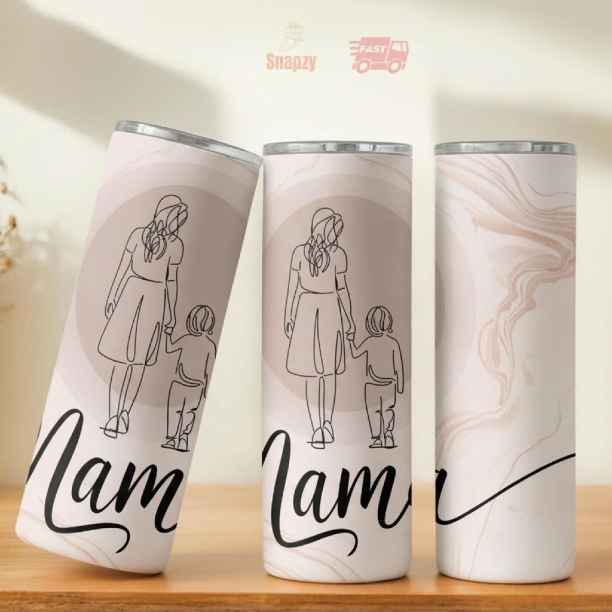 Personalized 20oz skinny tumbler – Personalized | personalization example | custom name available, dishwasher safe, doub