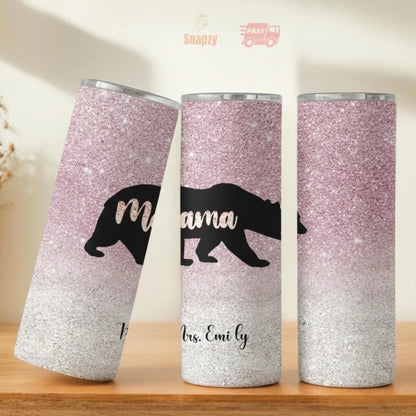 Personalized 20oz skinny tumbler – Personalized | detail view | custom name available, dishwasher safe, double-wall stai