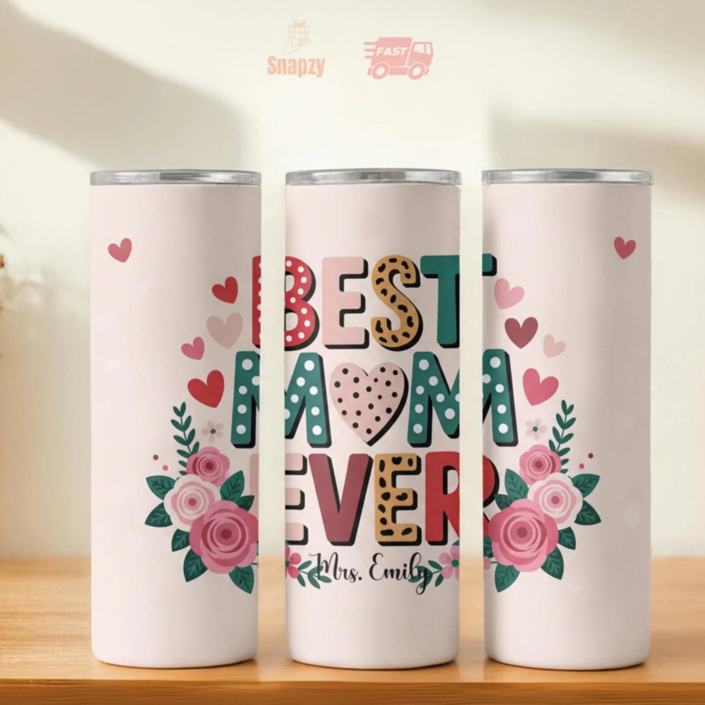 Personalized 20oz skinny tumbler – Personalized | hero view | custom name available, dishwasher safe, double-wall stainl