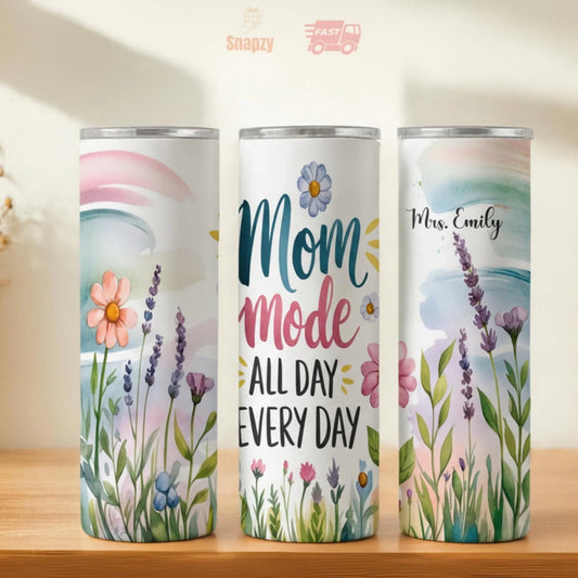 Personalized 20oz skinny tumbler – Personalized | hero view | custom name available, dishwasher safe, double-wall stainl