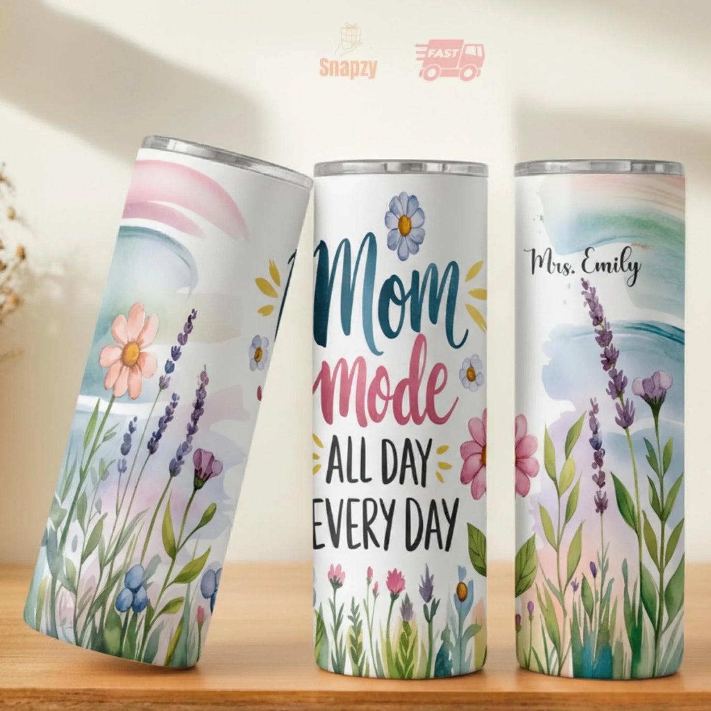 Personalized 20oz skinny tumbler – Personalized | personalization example | custom name available, dishwasher safe, doub