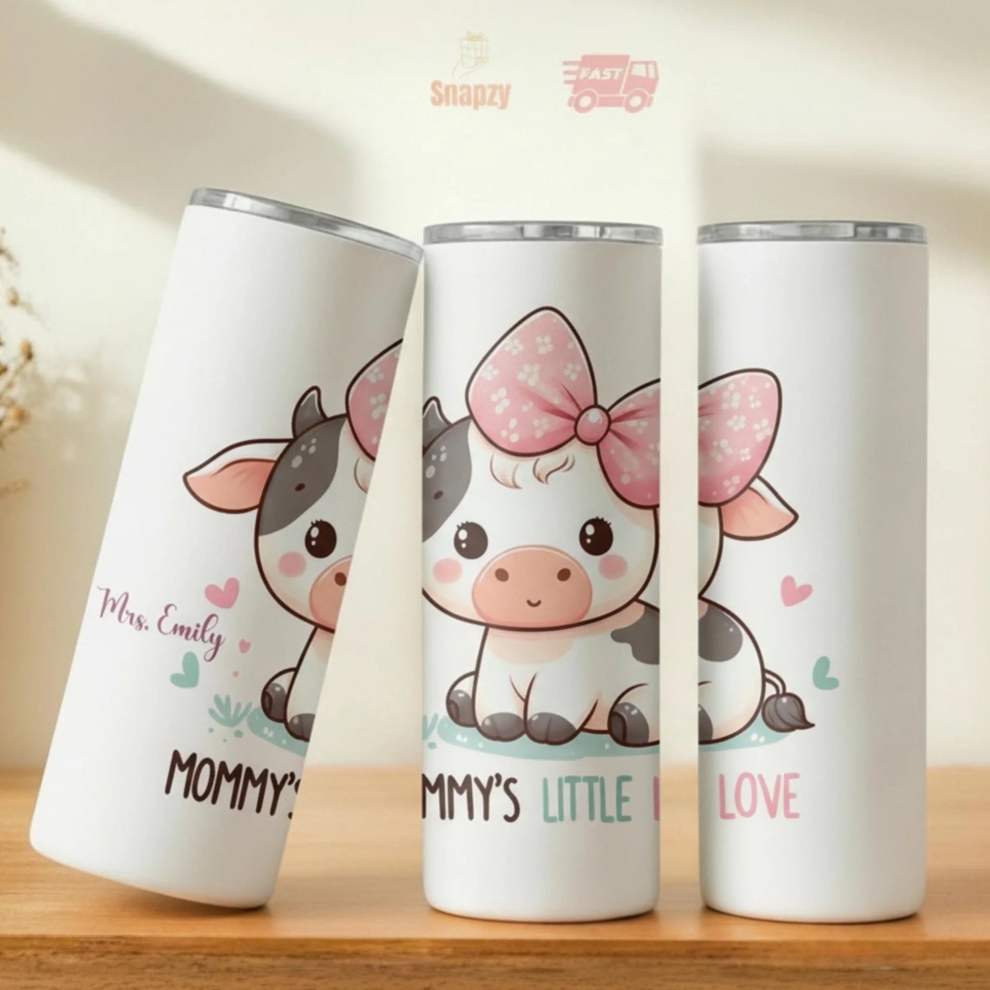 Personalized 20oz skinny tumbler – Personalized | lifestyle scene | custom name available, dishwasher safe, double-wall