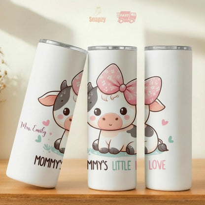 Personalized 20oz skinny tumbler – Personalized | lifestyle scene | custom name available, dishwasher safe, double-wall