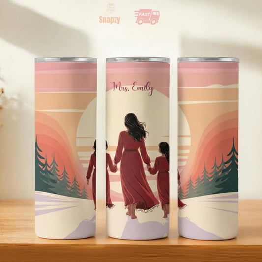 Personalized 20oz skinny tumbler – Personalized | hero view | custom name available, dishwasher safe, double-wall stainl