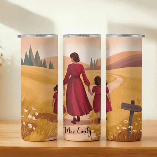 Personalized 20oz skinny tumbler – Personalized | hero view | custom name available, dishwasher safe, double-wall stainl