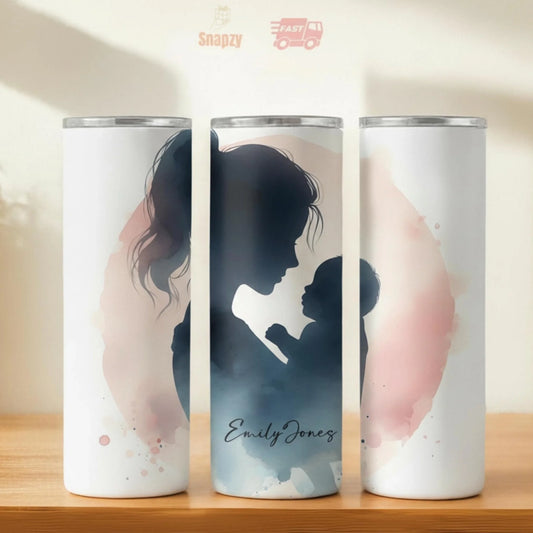 Personalized 20oz skinny tumbler – Personalized | hero view | custom name available, dishwasher safe, double-wall stainl