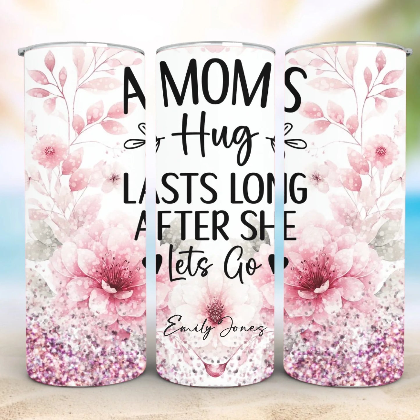 Personalized 20oz skinny tumbler – Personalized | detail view | custom name available, dishwasher safe, double-wall stai