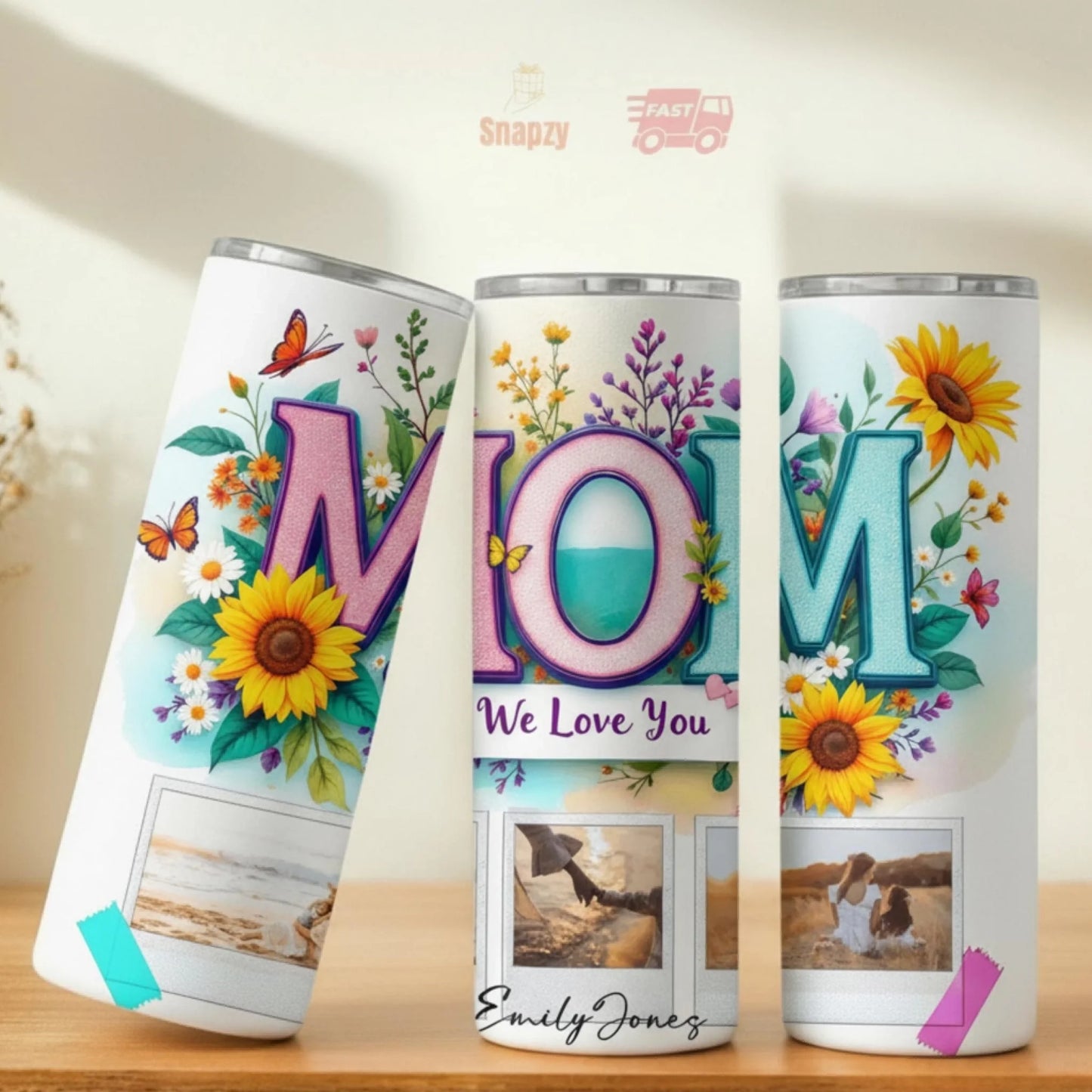 Personalized 20oz skinny tumbler – Personalized | personalization example | custom name available, dishwasher safe, doub