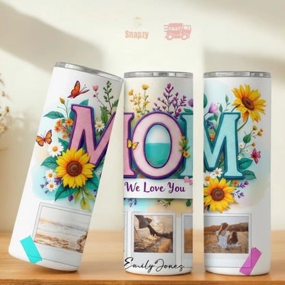 Personalized 20oz skinny tumbler – Personalized | personalization example | custom name available, dishwasher safe, doub