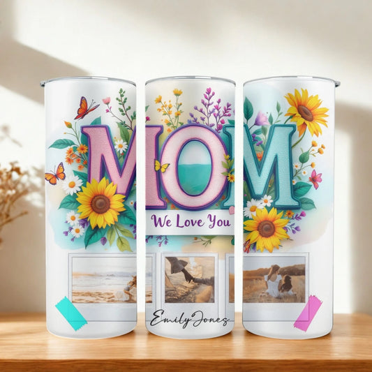 Personalized 20oz skinny tumbler – Personalized | hero view | custom name available, dishwasher safe, double-wall stainl