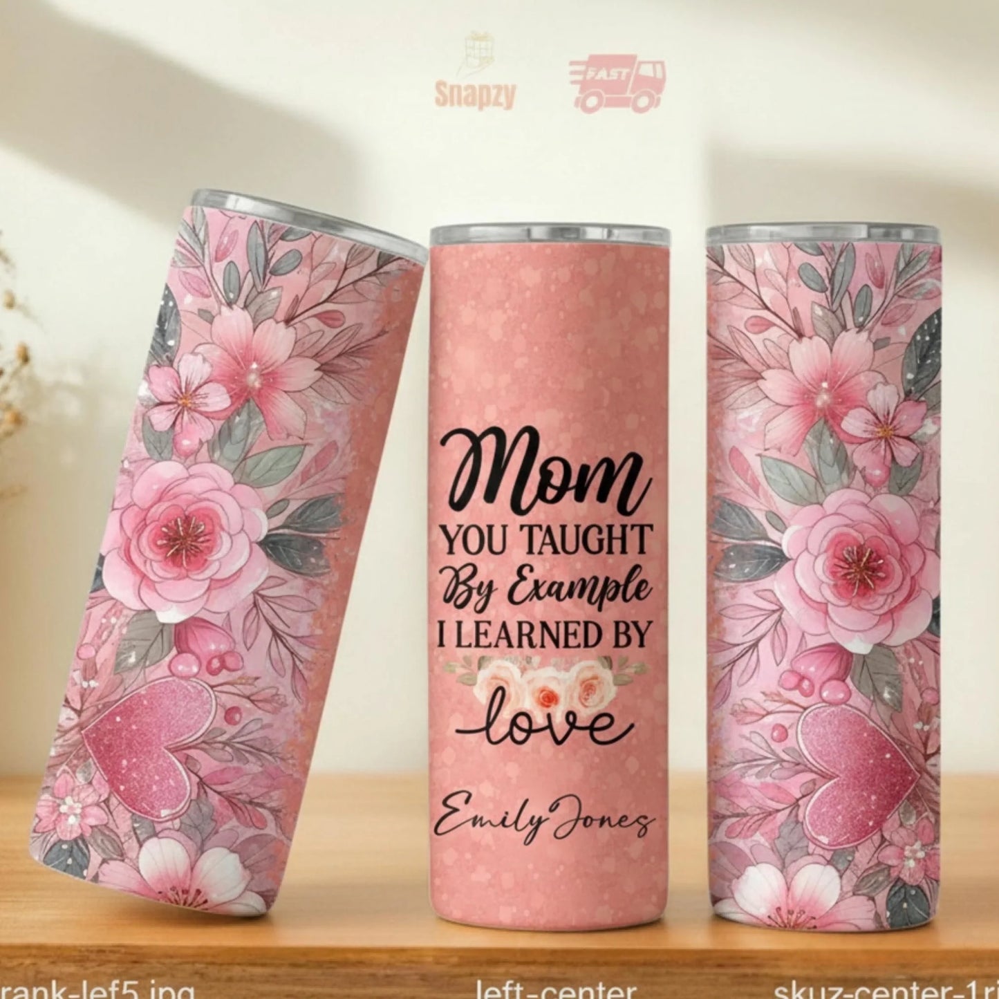 Personalized 20oz skinny tumbler – Personalized | personalization example | custom name available, dishwasher safe, doub