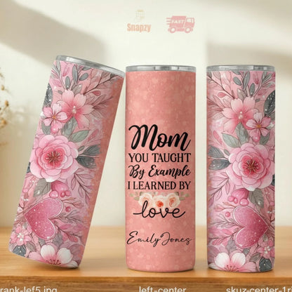 Personalized 20oz skinny tumbler – Personalized | personalization example | custom name available, dishwasher safe, doub