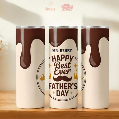 Personalized 20oz skinny tumbler – Personalized | hero view | custom name available, dishwasher safe, double-wall stainl