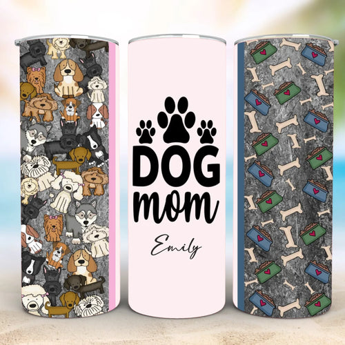 Personalized 20oz skinny tumbler – Personalized | hero view | custom name available, dishwasher safe, double-wall stainl