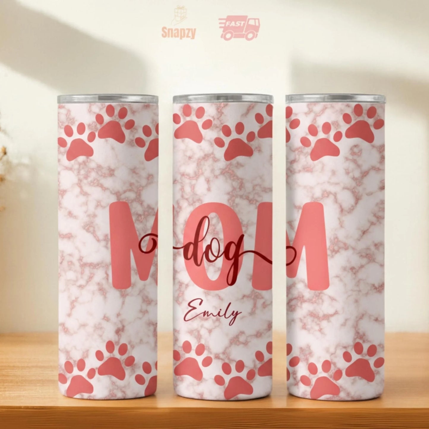 Personalized 20oz skinny tumbler – Personalized | hero view | custom name available, dishwasher safe, double-wall stainl
