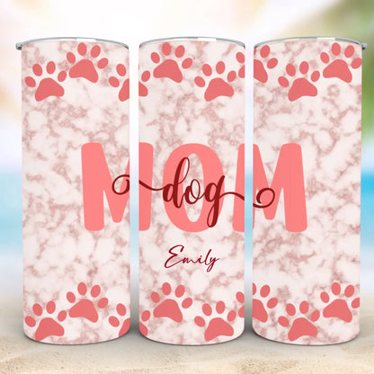 Personalized 20oz skinny tumbler – Personalized | detail view | custom name available, dishwasher safe, double-wall stai