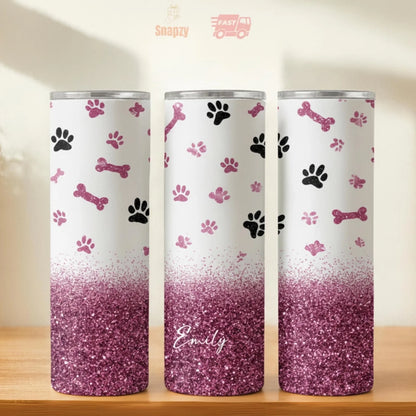 Personalized 20oz skinny tumbler – Personalized | hero view | custom name available, dishwasher safe, double-wall stainl