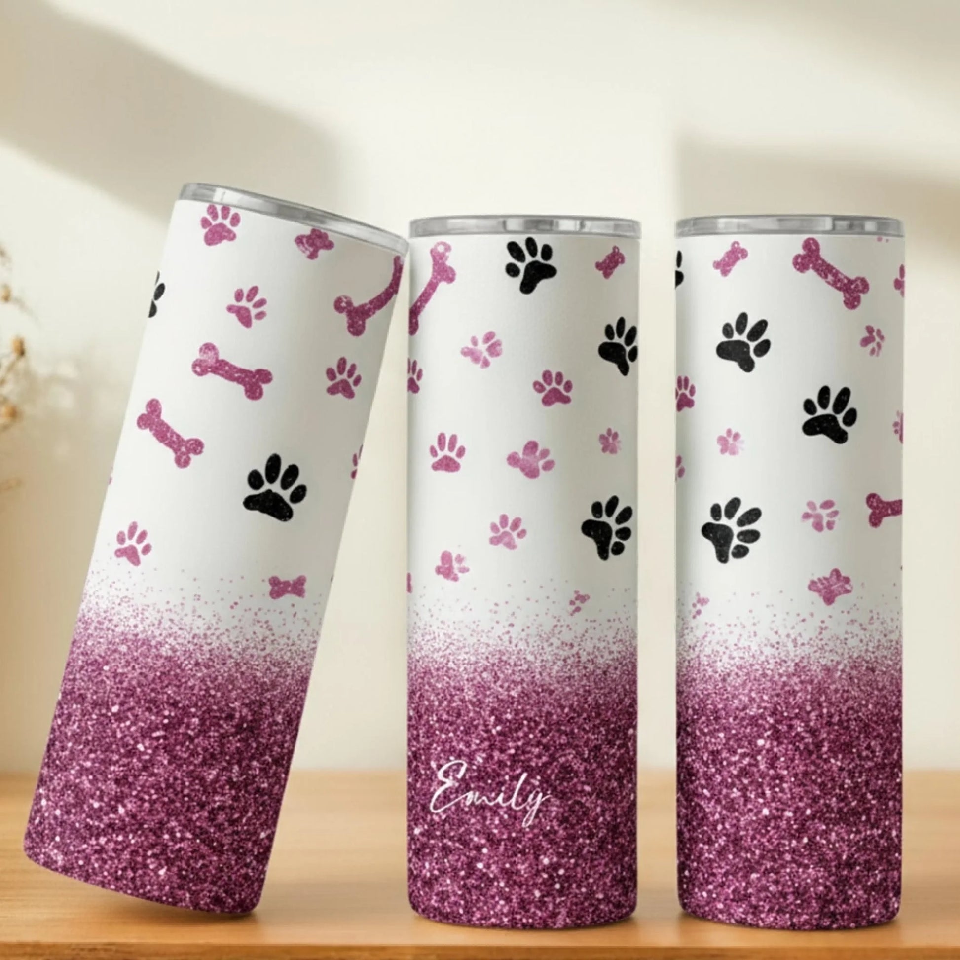 Personalized 20oz skinny tumbler – Personalized | personalization example | custom name available, dishwasher safe, doub