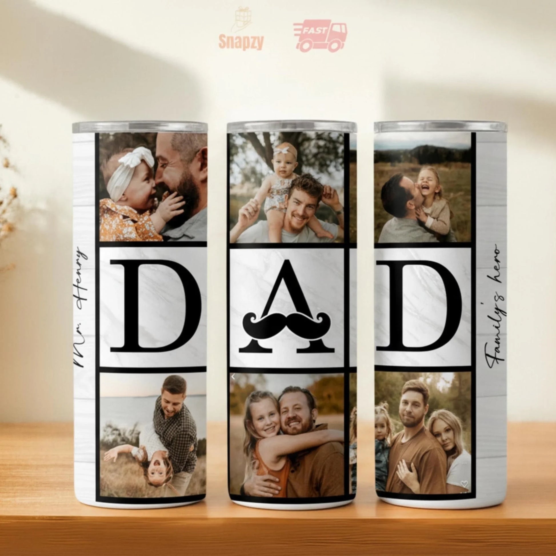 Personalized 20oz skinny tumbler – Personalized | hero view | custom name available, dishwasher safe, double-wall stainl