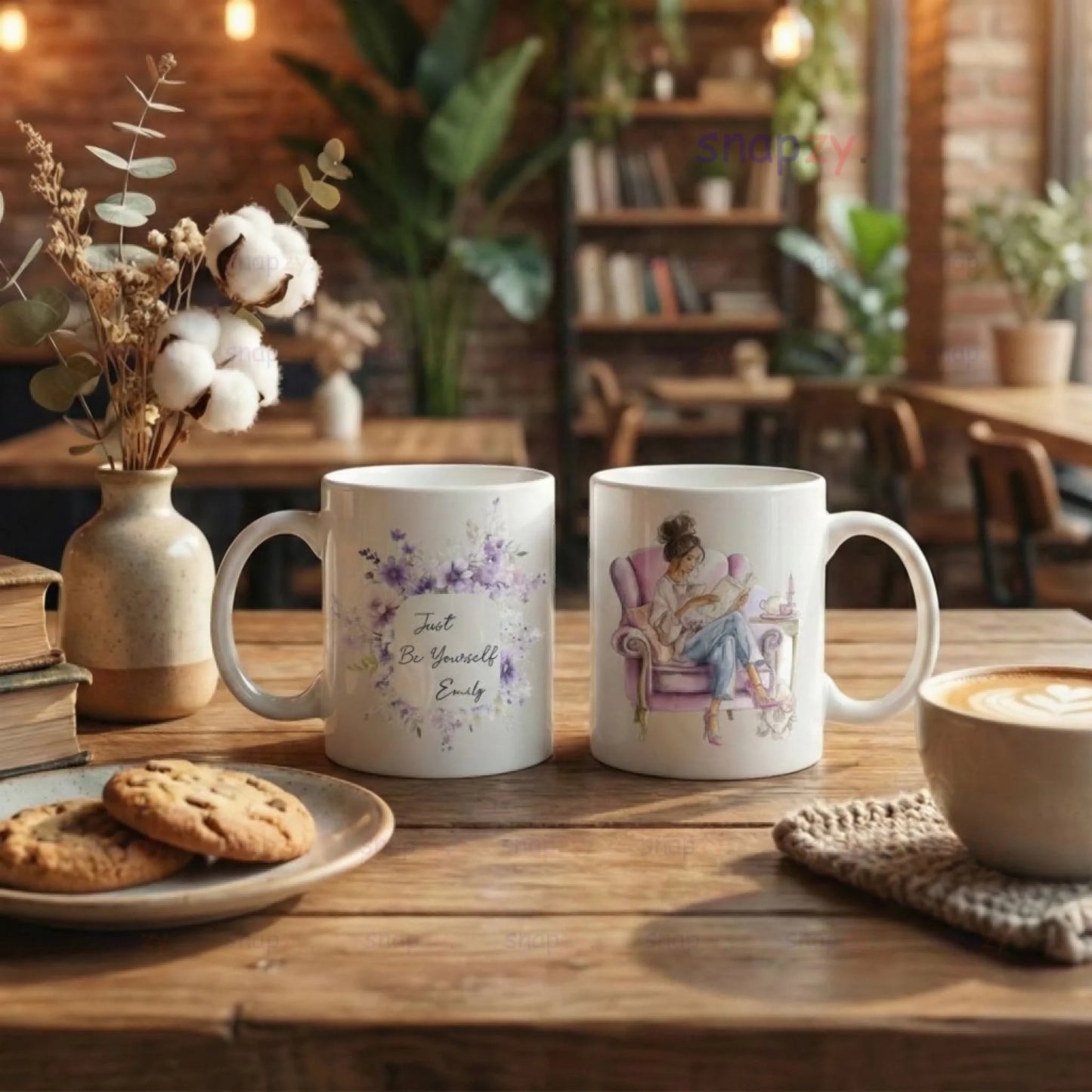 ceramic-mug-be-yourself-inspiration-elegant-floral-sku-de251209102172