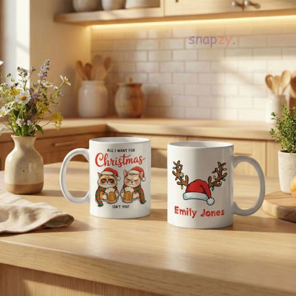 two-white-ceramic-mug-christmas-humor-cats-de251205163351
