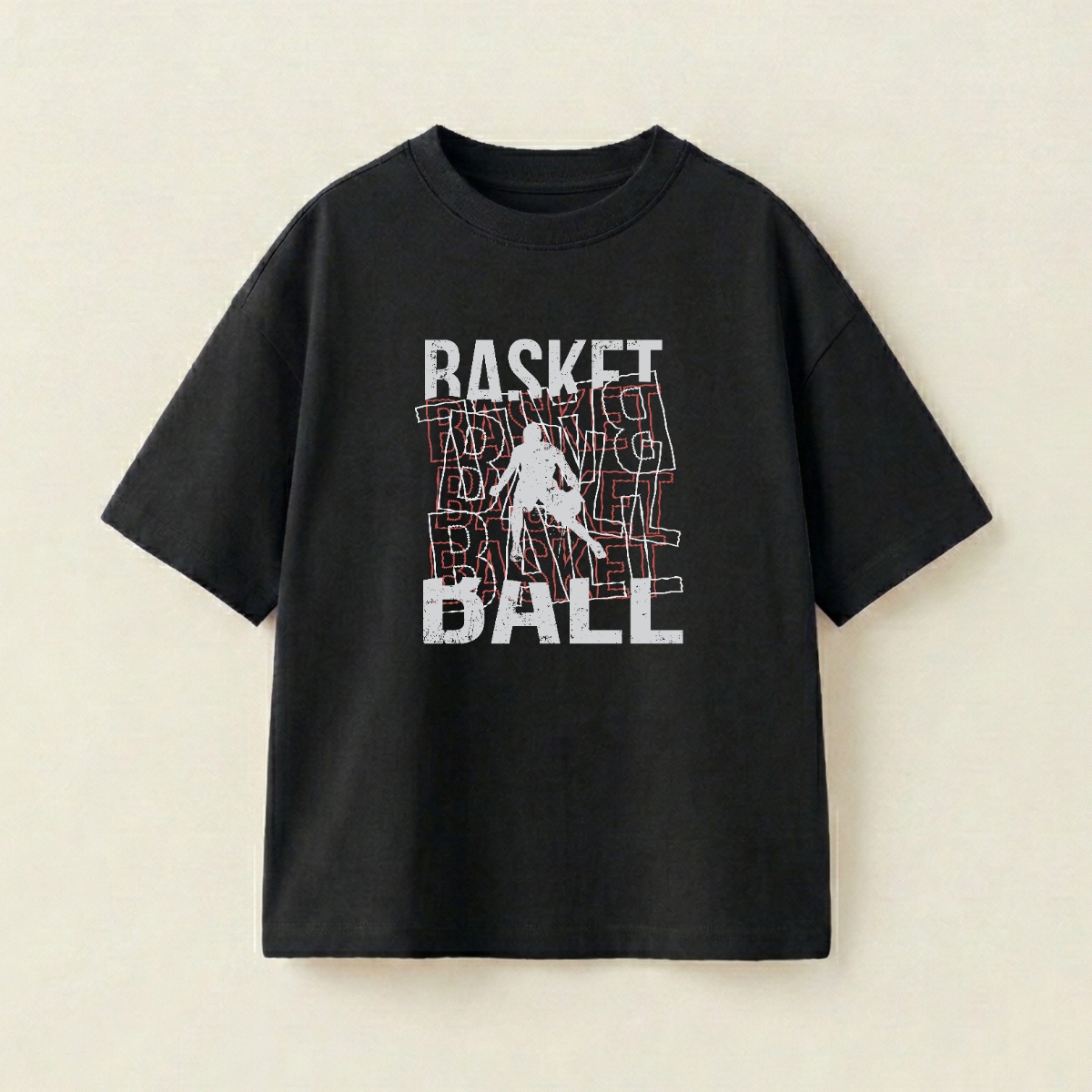 BASKETBALL - Oversize 250 GSM on the front (2HEUAP)