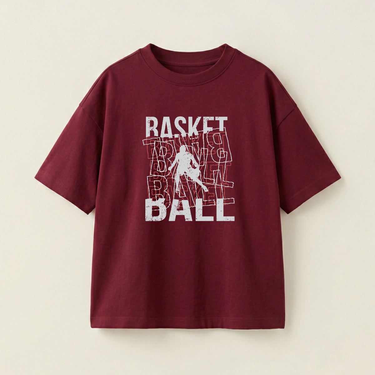 BASKETBALL - Oversize 250 GSM on the front (2HEUAP)