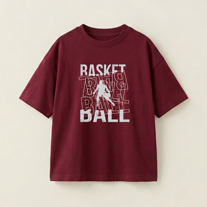 BASKETBALL - Oversize 250 GSM on the front (2HEUAP)