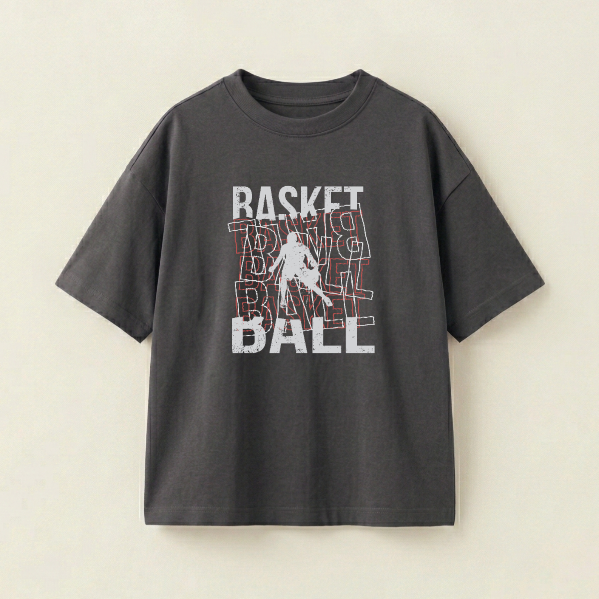 BASKETBALL - Oversize 250 GSM on the front (2HEUAP)