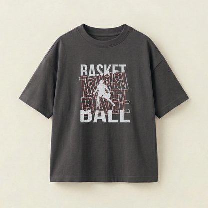 BASKETBALL - Oversize 250 GSM on the front (2HEUAP)