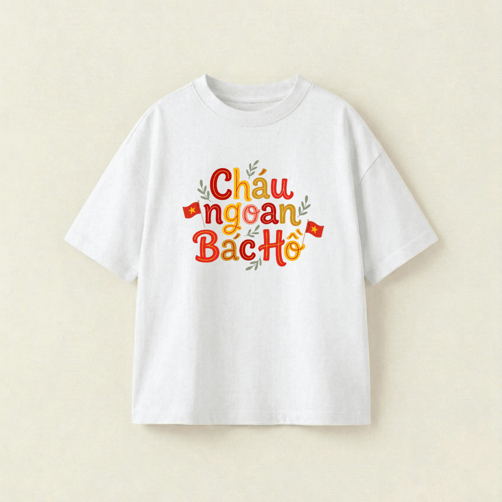 I’m A Fan Of Uncle Ho. Oversized Classic Tee - White - S