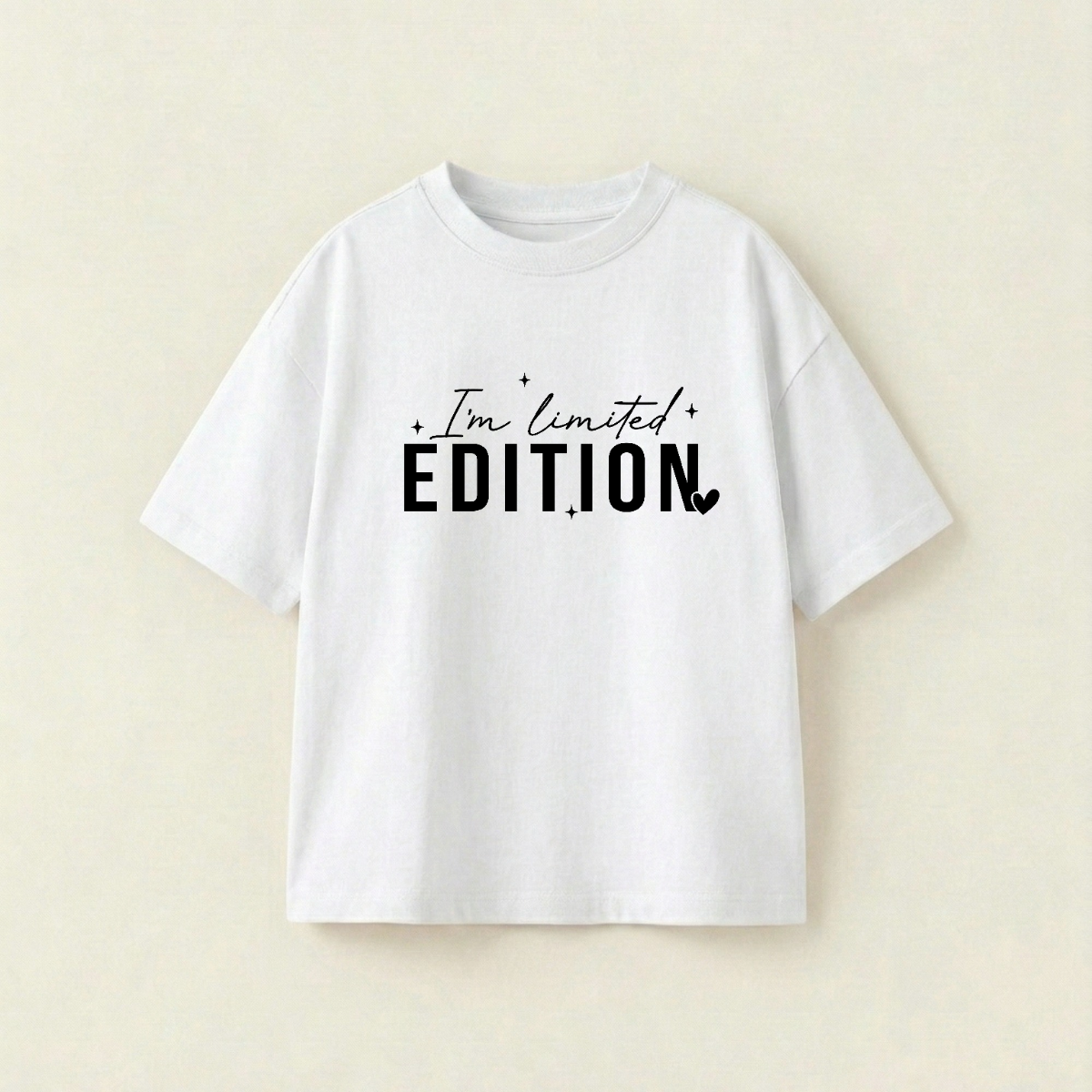 Dream Big, Work Hard - Oversize 190 GSM in mặt trước