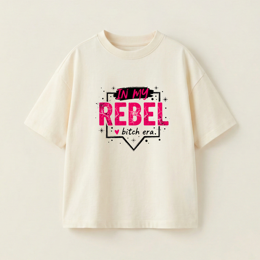IN MY REBEL - Oversize 250 GSM in mặt trước